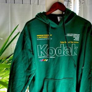 Forrest green Kodak soft & comfy pullover sweater